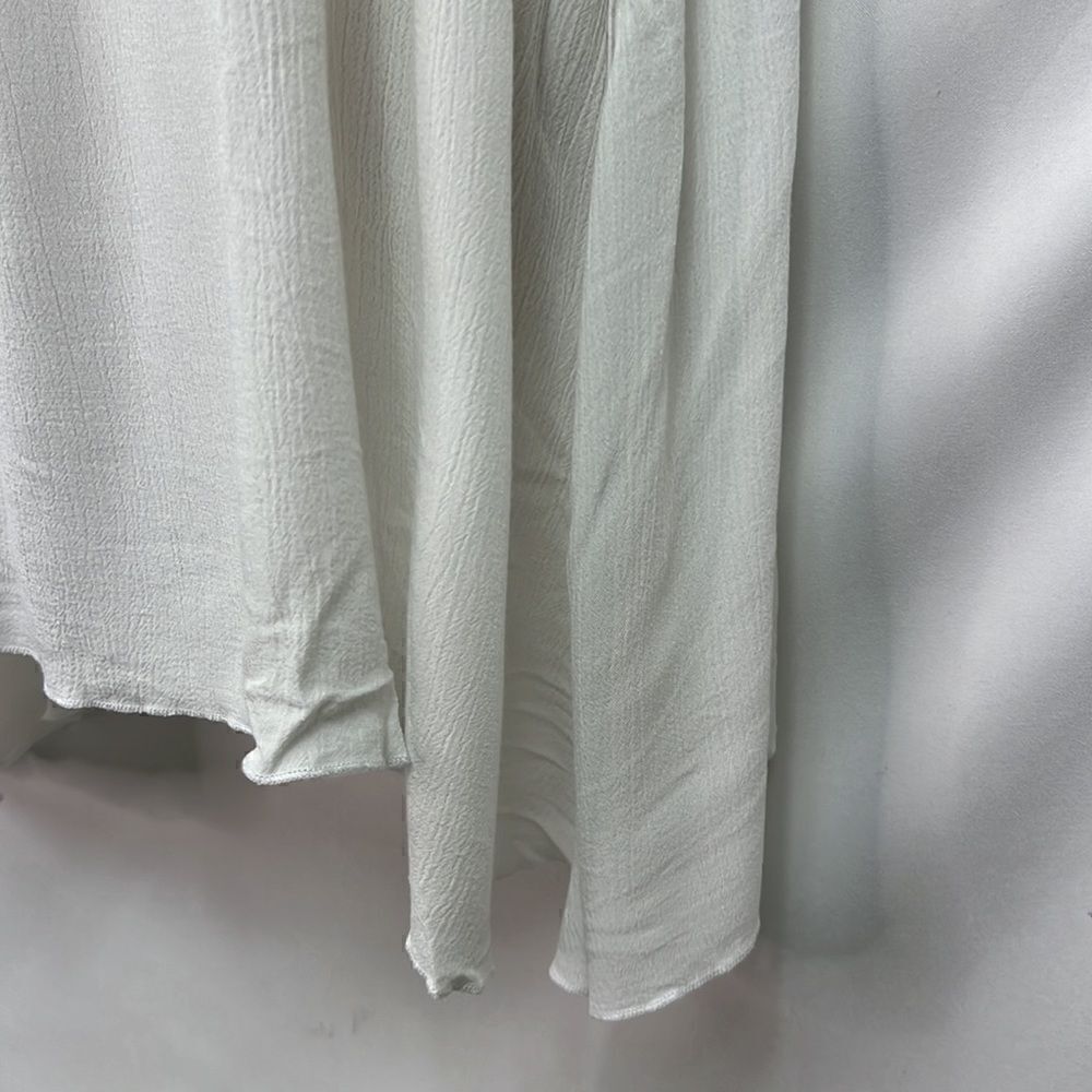 Elan white crimped strappy cover up slip dress EUC size small - Picture 8 of 14